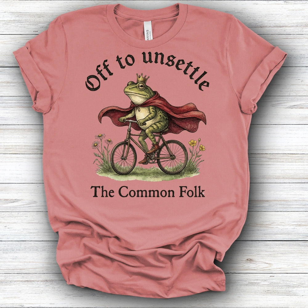 Off To Unsettle The Common Folk | Deluxe Tee