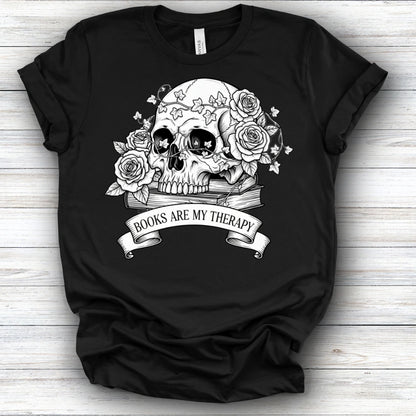 Books Are My Therapy Tee