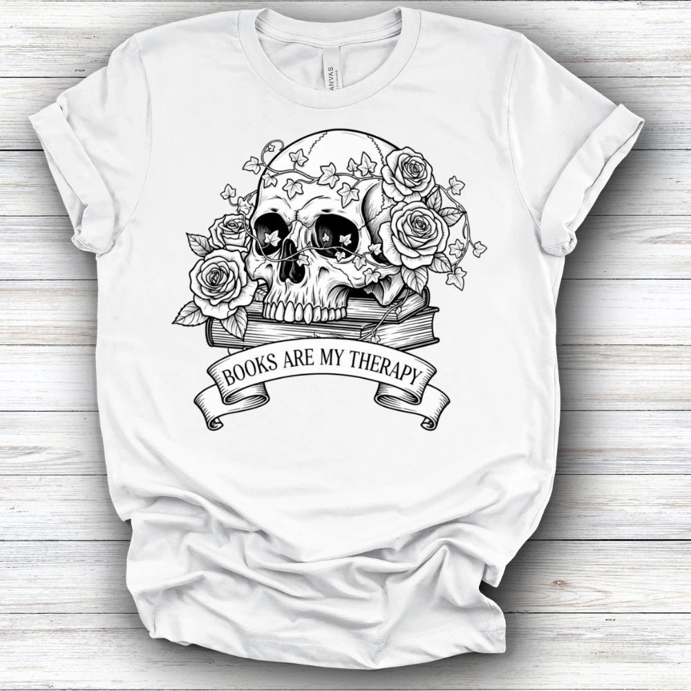 Books Are My Therapy Tee