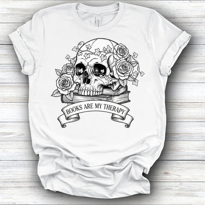 Books Are My Therapy Tee