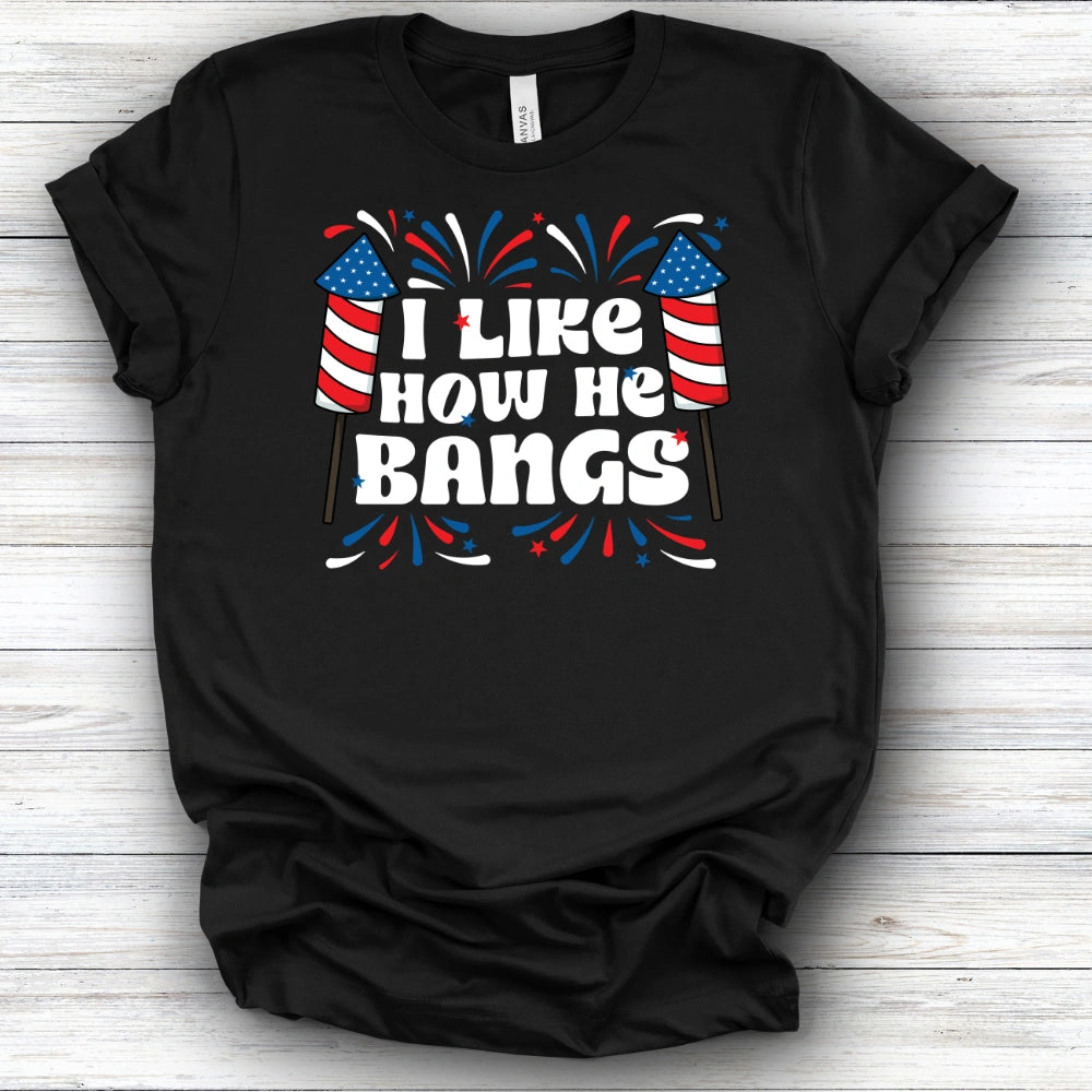 I Like How He Bangs | Deluxe Tee