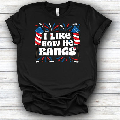 I Like How He Bangs | Deluxe Tee
