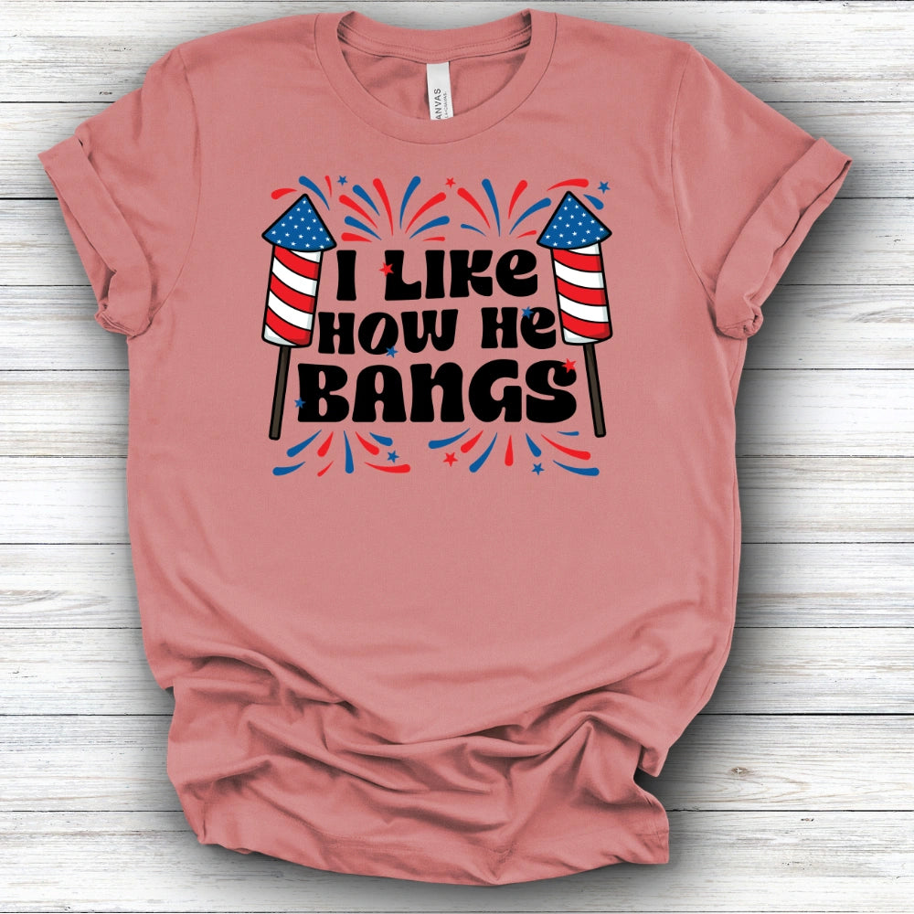 I Like How He Bangs | Deluxe Tee