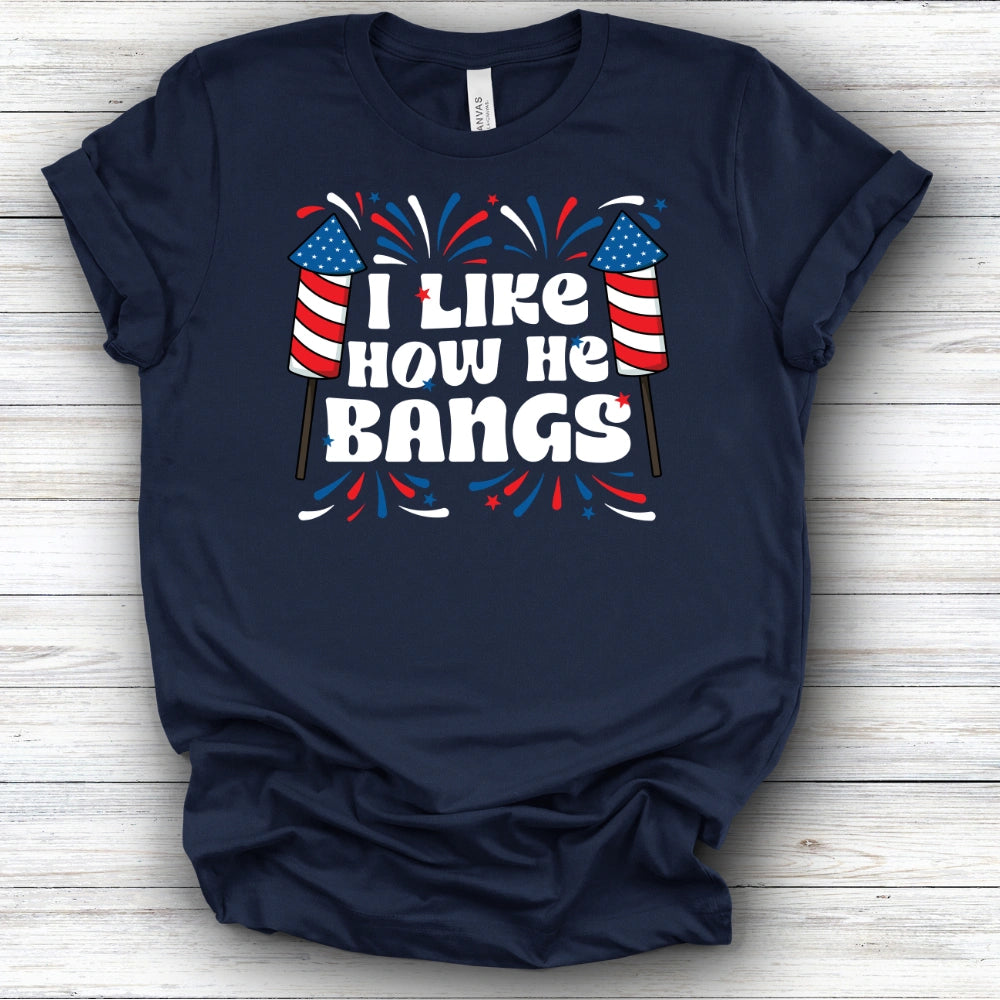 I Like How He Bangs | Deluxe Tee