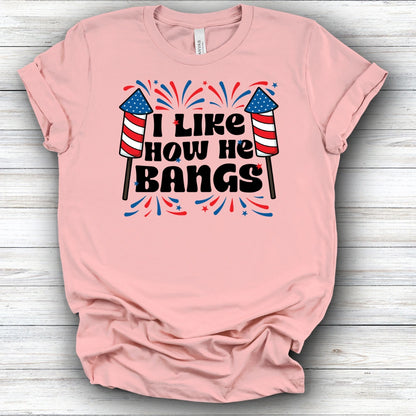 I Like How He Bangs | Deluxe Tee
