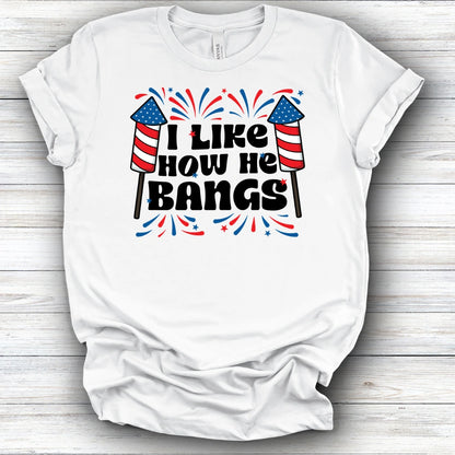 I Like How He Bangs | Deluxe Tee