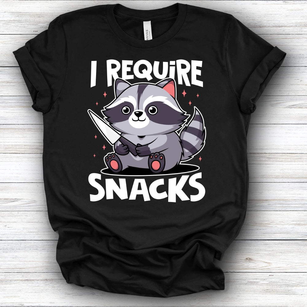 I Require Snacks | Deluxe Tee