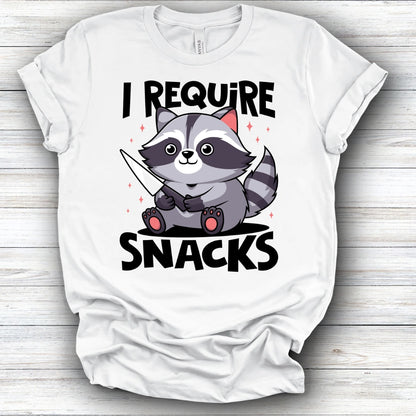 I Require Snacks | Deluxe Tee